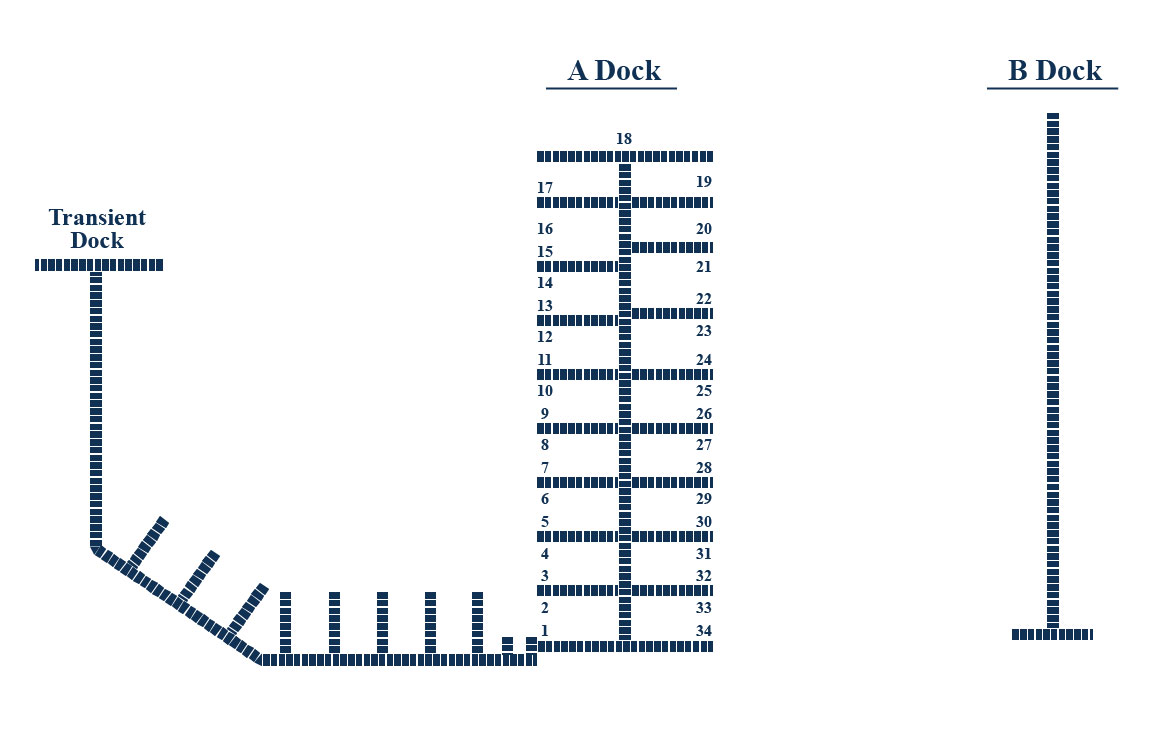 Ocean State Boat Basin Dock Layout